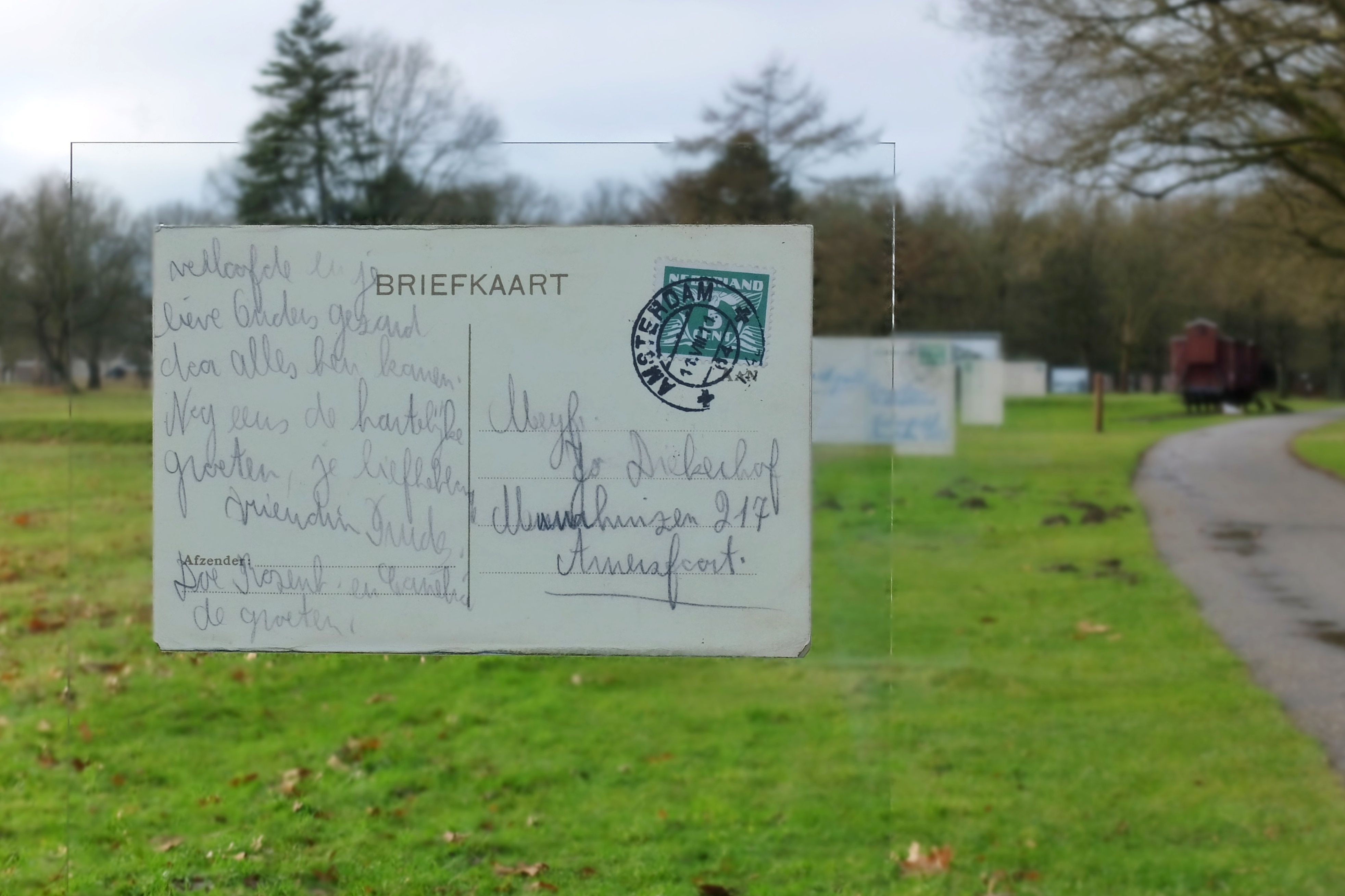 Kamp Westerbork - briefkaart