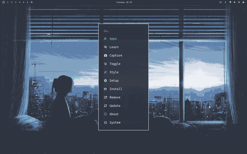 Omarchy op een MacBook